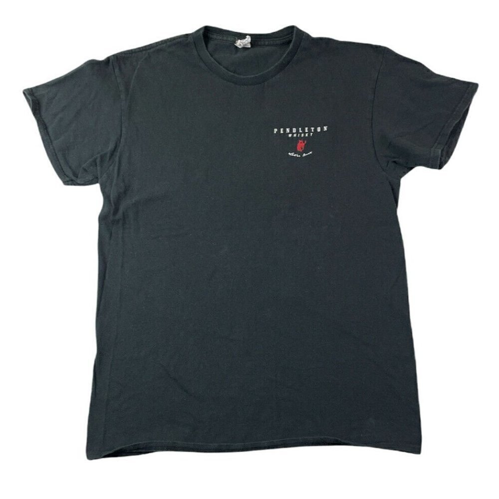 Pendleton Whiskey Let’re Buck T-Shirt Men's M Short Sleeve Graphics Crew Neck